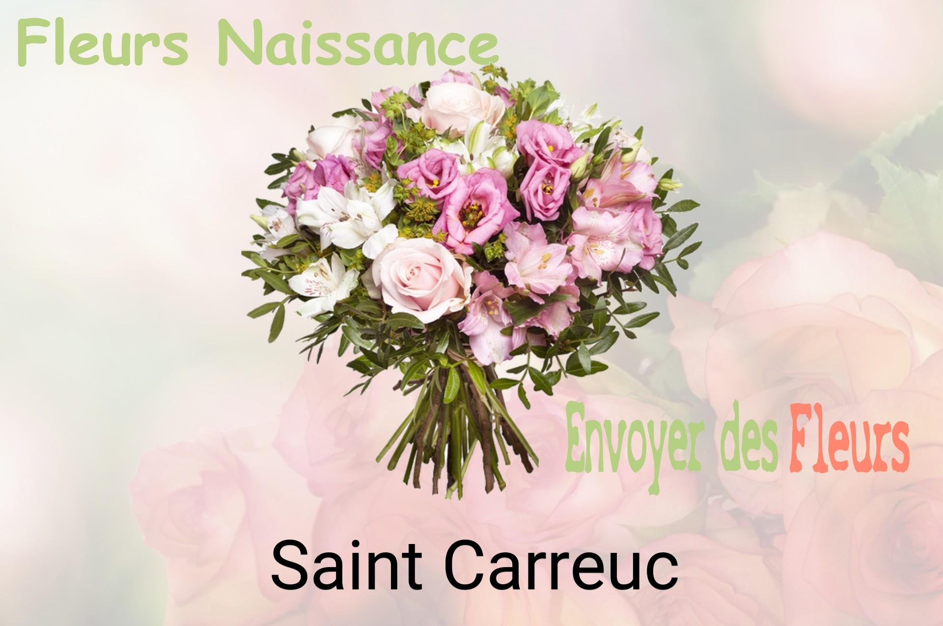 Bouquet de fleurs de naissance livré à Saint-Carreuc